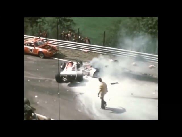 1976 niki lauda's crash at Nurburgring