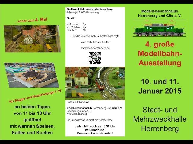 Zugsichtungen / Modellbahn / N CLUB INTERNATIONAL - Modul-Treffen / Herrenberg 2015-01-10 HD