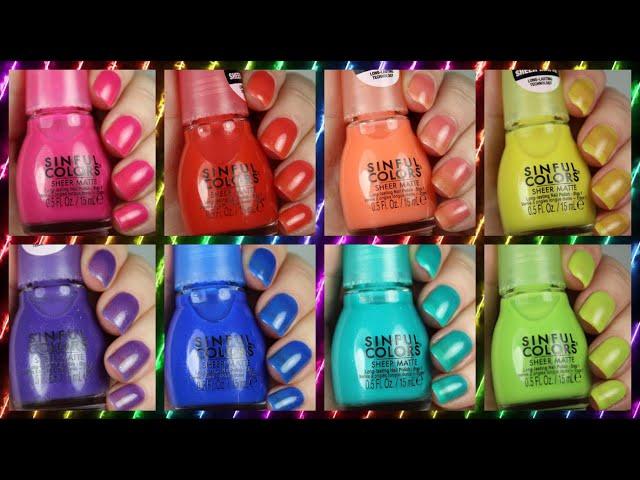 Sinful Colors Tulle Temptation Collection | Swatcheroo