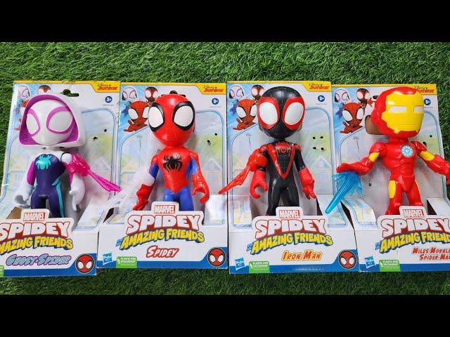 UNBOXING MARVEL SPIDEY, IRON MAN, HULK, THANOS, SPIDER-MAN MILES MORALES, SPIDER GWEN ACTION FIGURES