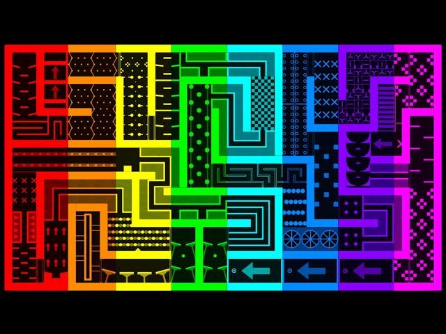 The Rainbow Maze Race! - Marble Race In Algodoo