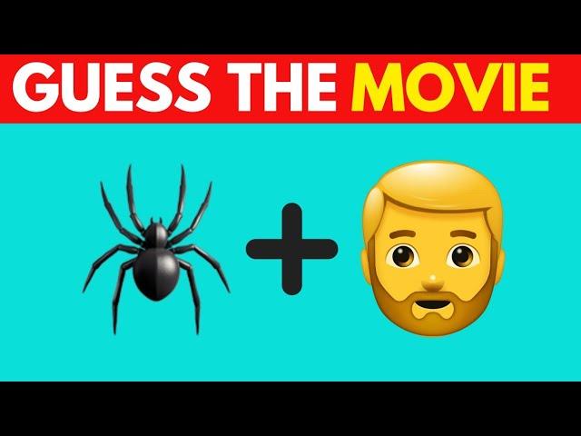 Can You Guess the Movie By Emoji? (Challenge) | QuizzerDom