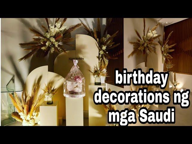 Birthday decorations/ Riyadh Saudi/ by ilokanong ballog