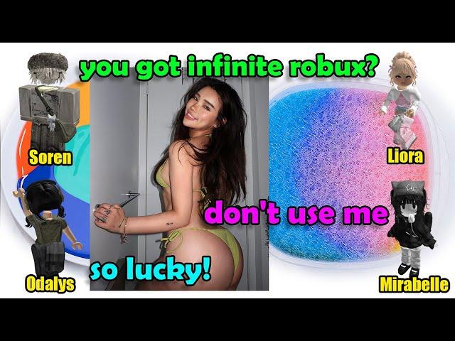 TEXT To Speech  He Love Me Just Because I Got Infinite Robux? | Stella Roblox