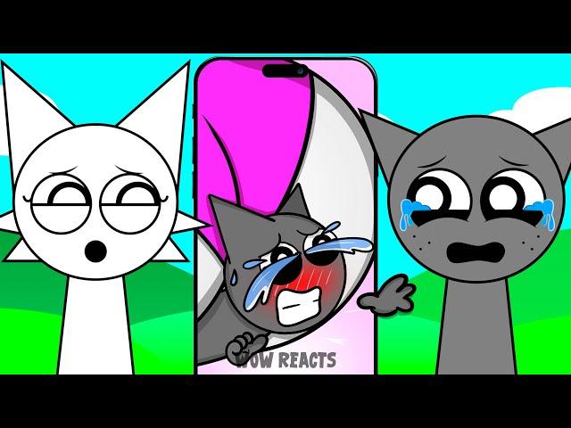 Sprunki Incredibox WENDA and GRAY react to SUS TikToks / Themselves / Memes - 23