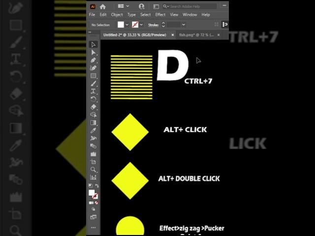 ADOBE Illustrator Tutorial:Illustrator trips & trucks #DesignDev3 #illustrator #tutorial #tricks #ai