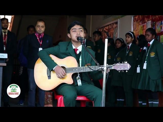 Majhe Majhe Tobo মাঝে মাঝে তব | Student of NPRS Siliguri Performing Beautiful Song