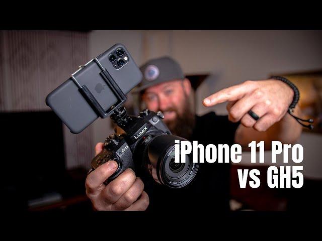 iPhone 11 Pro vs GH5 Mirrorless Camera | Cinematic 4K Video Comparison