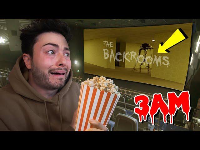 DO NOT WATCH BACKROOMS MOVIE AT 3 AM!! (WE ENTERED)