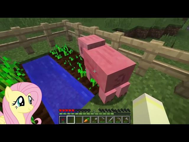 BREAADD!! [Fluttershy Plays: Minecraft Episode 2]