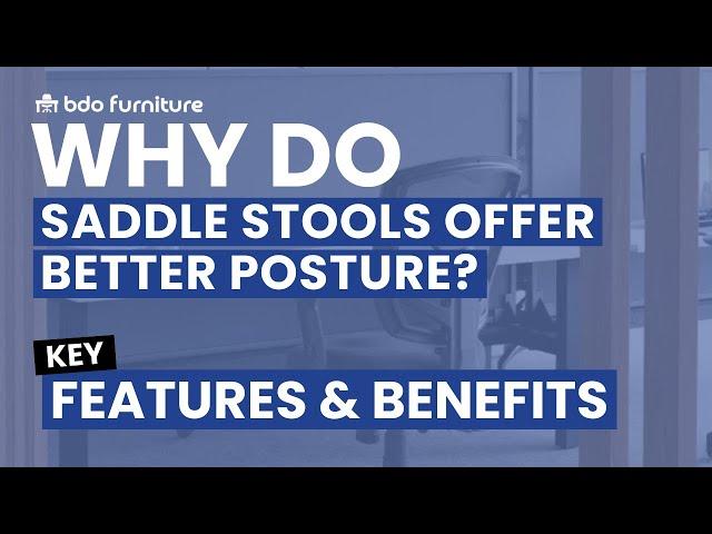 Reasons Why A Saddle Stool Can Offer Better Posture - BuyDirectOnline.com.au