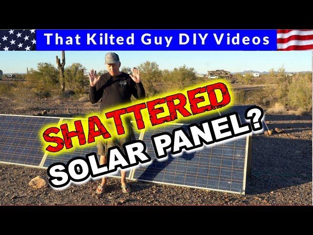 DONT TOSS YOUR BROKEN SOLAR PANEL, Until you watch this