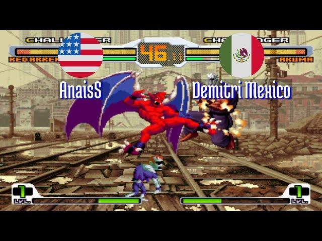 FT5 @svcsplus: AnaisS (US) vs Demitri Mexico (MX) [SNK vs Capcom svc Fightcade] Dec 24