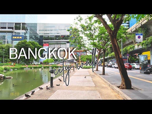 4K - Bangkok Walking Tour Sukhumvit Rd. Asok-Ekamai | City Walk