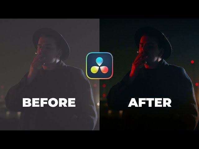 How to Color Grade Lowlight Footage in Davinci Resolve 18 Tutorial