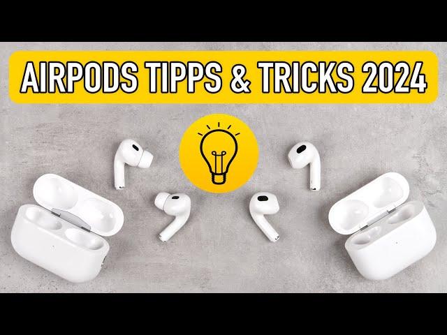 TOP AirPods Tipps & Tricks (2024) | So holst du aus deinen AirPods noch mehr raus!