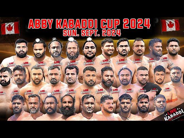 LIVE - Abby Kabaddi Cup 2024 - Canada Kabaddi