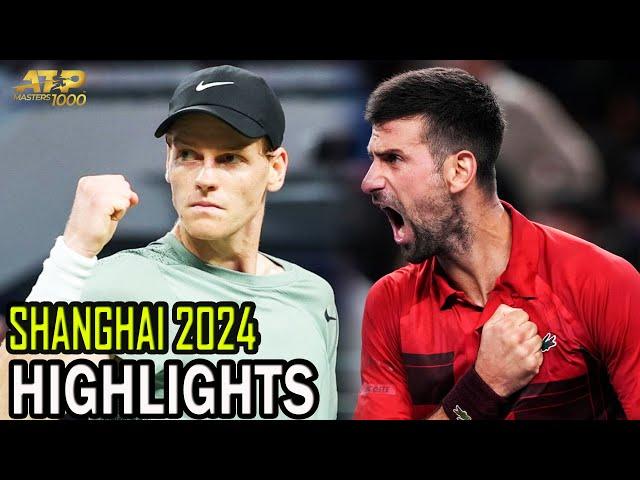 Jannik Sinner vs Novak Djokovic Final Highlights | Shanghai 2024