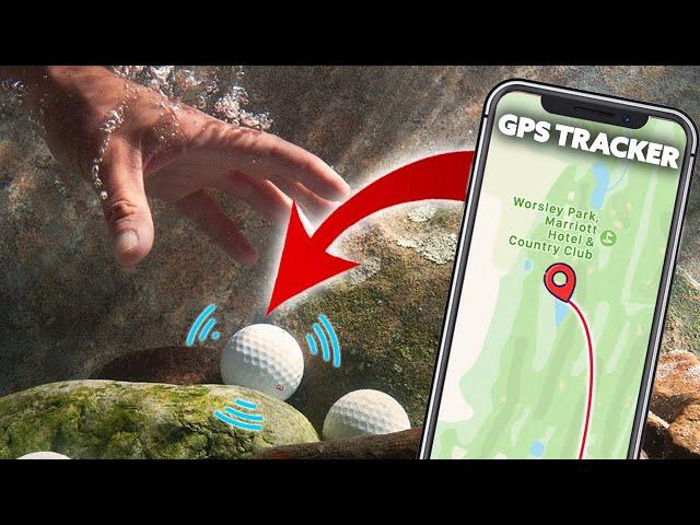 Microchip GPS tracked golf ball (impossible to lose)