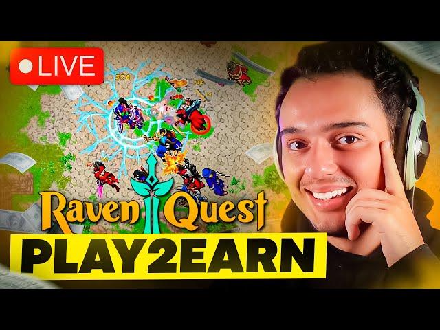 RAVEN QUEST GAMEPLAY | NEW CRYPTO GAME, MMORPG