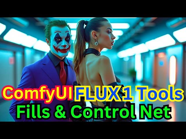 Flux 1 Tools - Fill And ControlNet In ComfyUI - Tutorial Guide