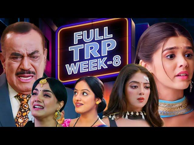 FULL TRP (Week 8) - Jaadu Teri Nazar Down, Kumkum FLOP | Star Plus, SAB TV, Colors, Zee, Sony TV