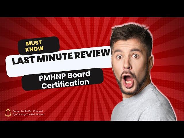 Are you ready to pass your PMHNP board certification? If so, watch this video.