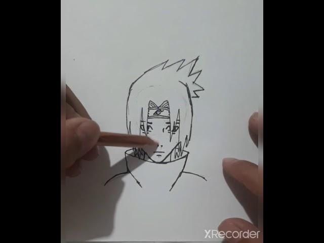 Drawing sasuke