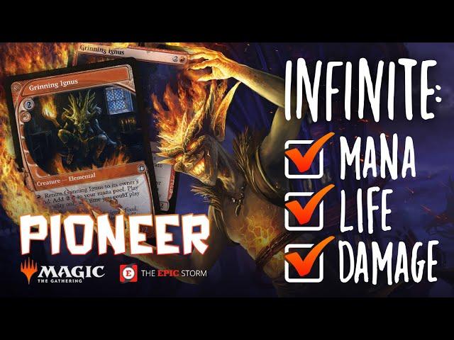 Grinning Ignus Combo! Infinite:  Mana  Life  Damage in MTG Pioneer | Magic: The Gathering