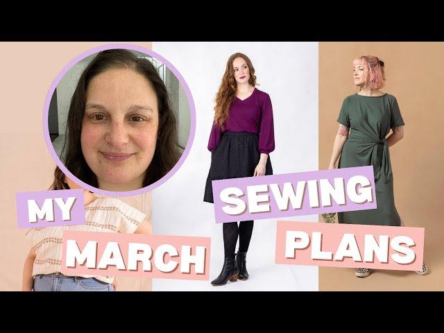 My March sewing plans & some recent purchases #SundaySews ep.3