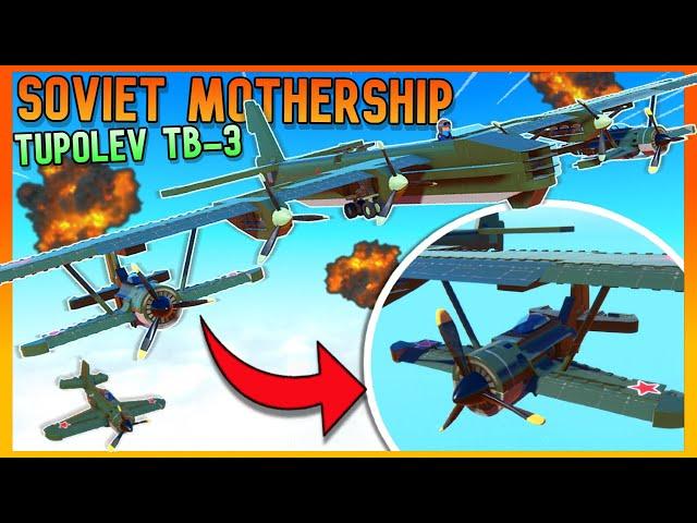 This 'HUGE' Soviet Flying AIRCRAFT CARRIER! Was REAL! So I BUILT ONE! | Trailmakers Multiplayer