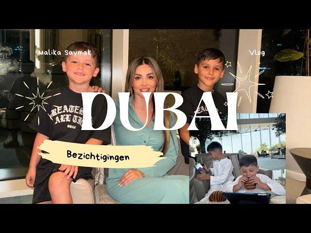 MET HELE GEZIN NAAR DUBAI DEEL 1 || VLOG # MALIKA SAYMAK