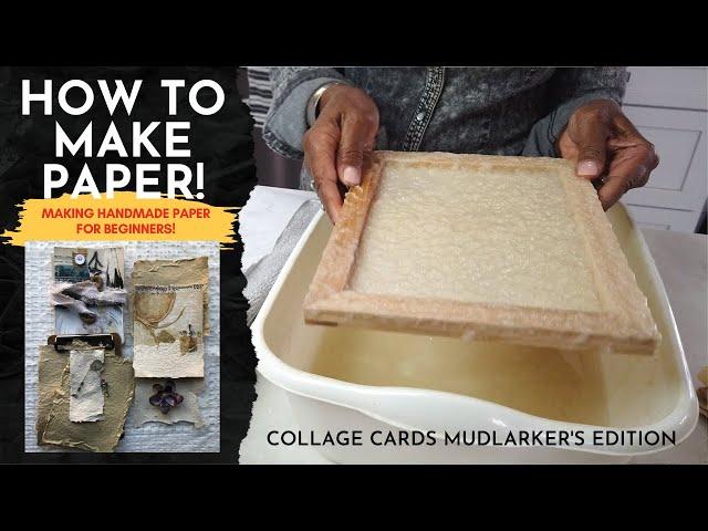 How To Make Handmade Paper With Recycled Paper In Our Kitchens! - Paper Making w/ Robyn McClendon