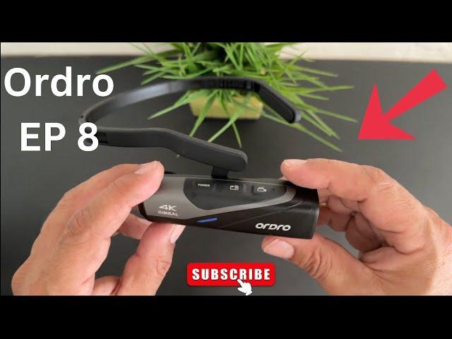 ORDRO EP8 4K Head Mounted 60FPS Camcorder! #Ordro