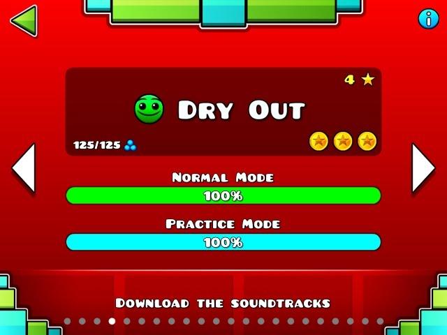 Geometry Dash Walkthrough - Level 4 (Dry Out) [ALL COINS]
