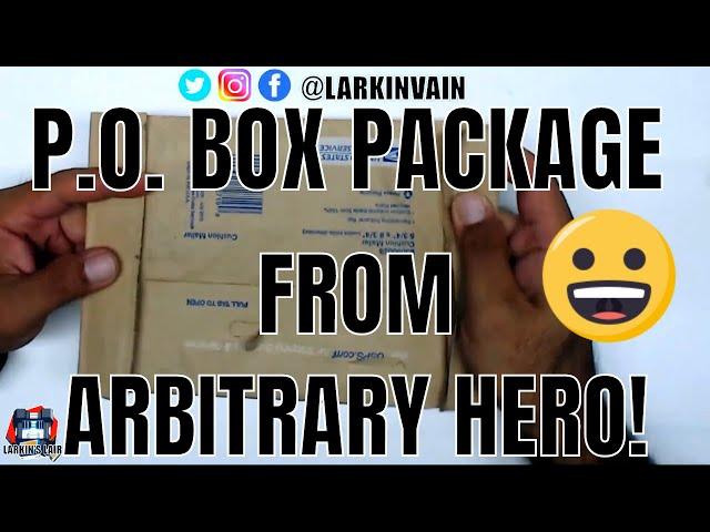 PO Box Package from Arbitrary Hero!