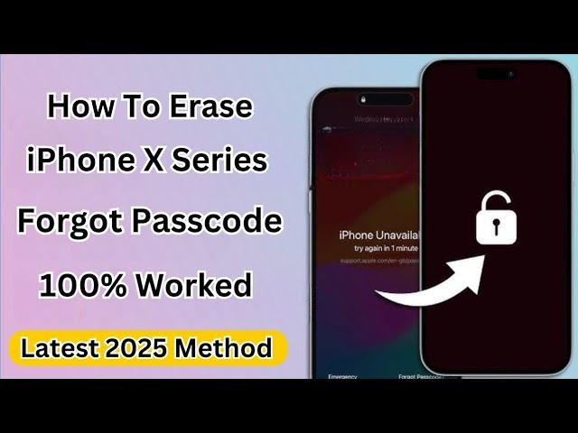 How To Erase iPhone X Series Passcode Without Apple iD! How To Erase iPhone X Series Passcode