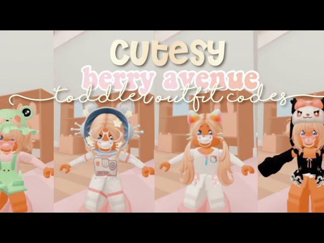 Toddler Berry Avenue Outfit Codes (animals, cute, sanrio, outfits)   | bunniory ౨ৎ