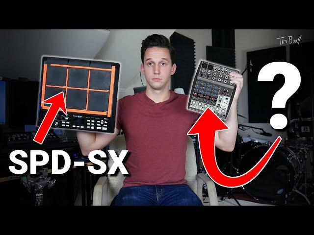Roland SPD-SX: How to hear your click/tracks/samples live