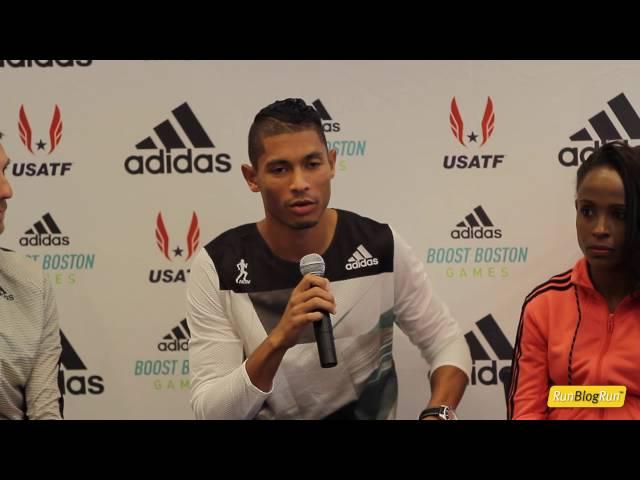 Wayde van Niekerk @ adidas BOOST Boston Games Press Conference