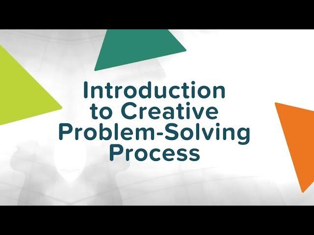 Creative Problem Solving Process [1/2]