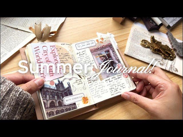 journal with me • summer in the uk 2024 [ft. polono pocket printer]