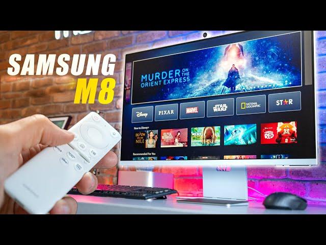 The Best Home Office Monitor & TV!? (Samsung M8 - 32" 4K)