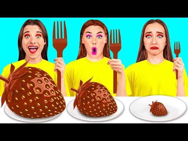 Big, Medium and Small Plate Challenge | Crazy Challenge by Crazy DO