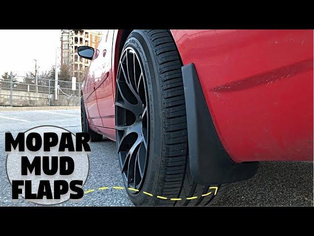Mopar OEM Mud Flaps Install & Review - Dodge Charger/Challenger
