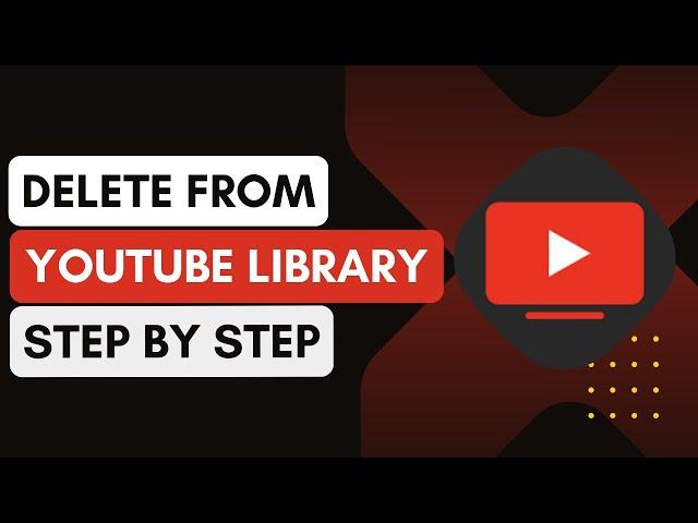 How To Delete From Library On YouTube TV (2024) !