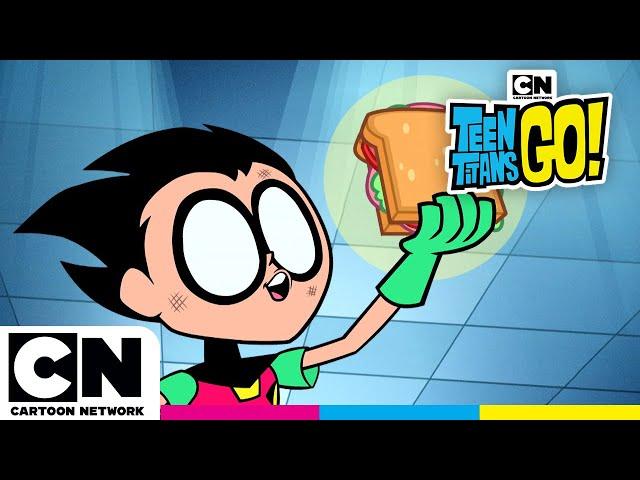 Robin’s Missing Sandwich Mystery | Teen Titans Go! | ‪@cartoonnetworkuk‬