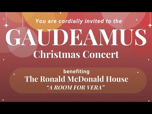 Gaudeamus Christmas Concert