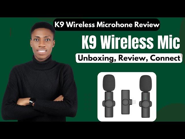K9 Wireless Microphone Review & How to connect | k9 wireless microphone not working? Problem Solved.