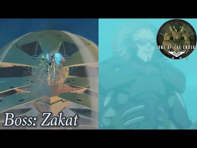 ZONE OF THE ENDERS THE 2nd RUNNER : M∀RS - Zakat Boss Fight